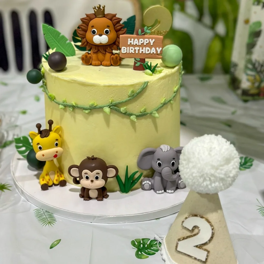 Amazon Brown and Yellow Cake Toppers Party Supplies